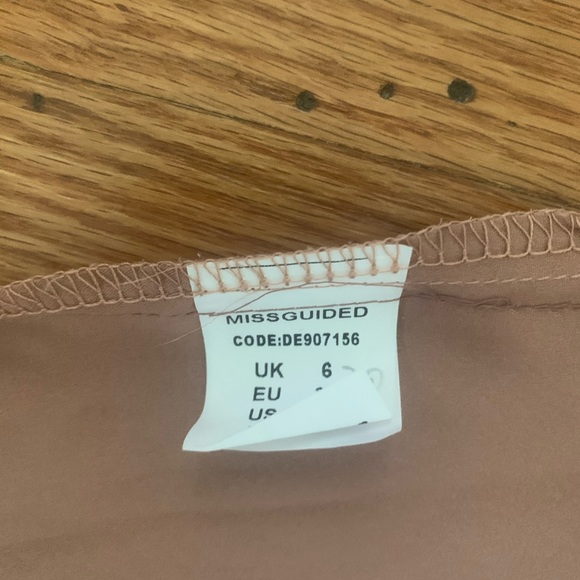 Carli Bybel x Missguided Rose Gold Pink Slip Dress - Picture 11 of 14